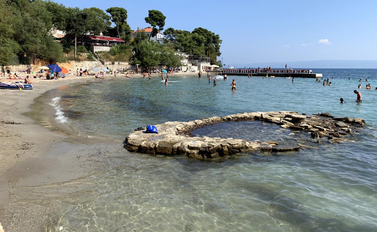 Photo of Firule beach with brown fine sand surface