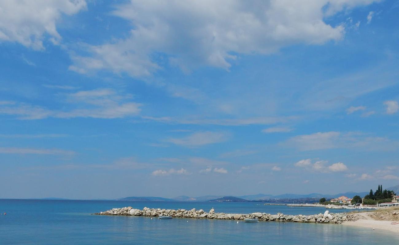 Photo of Pebble beach with light fine pebble surface