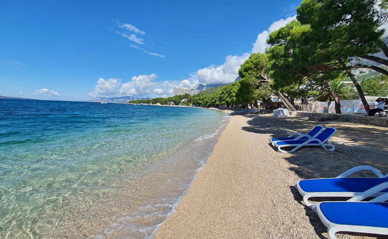 Photo of Gradska beach with light fine pebble surface