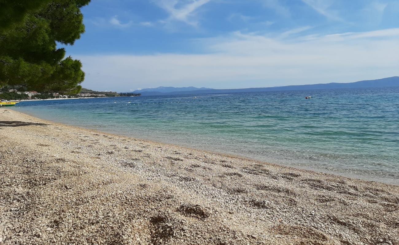 Photo of Slatina beach with light fine pebble surface