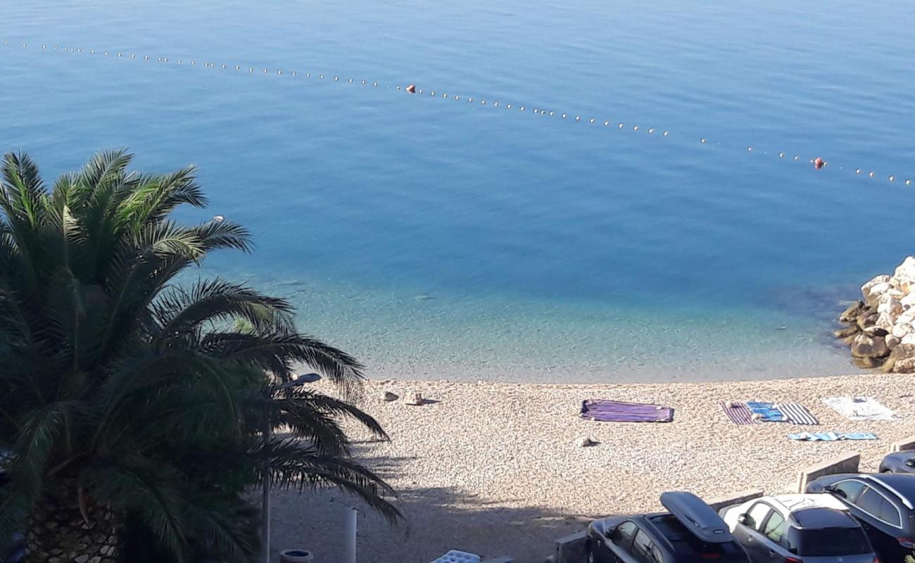 Photo of Biokovo beach with light pebble surface