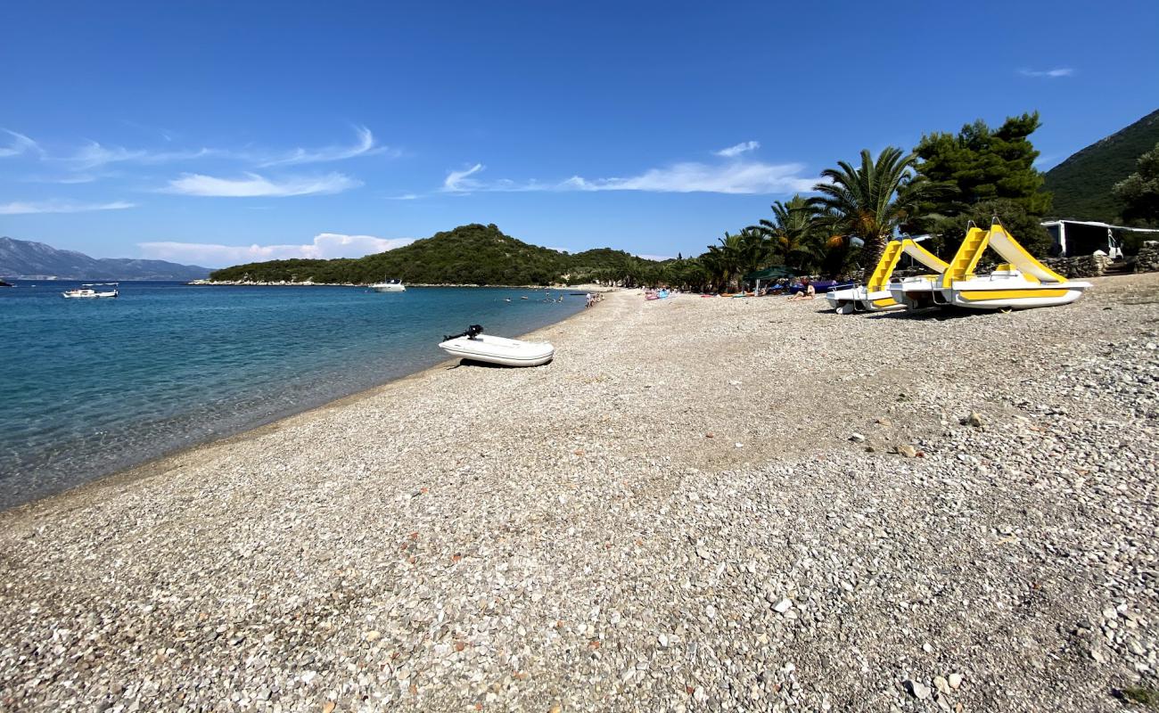 Photo of Pozora II beach with brown fine pebble surface