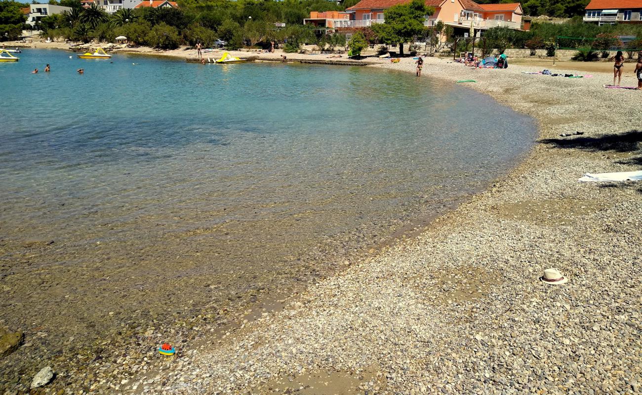 Photo of Denka beach with light fine pebble surface