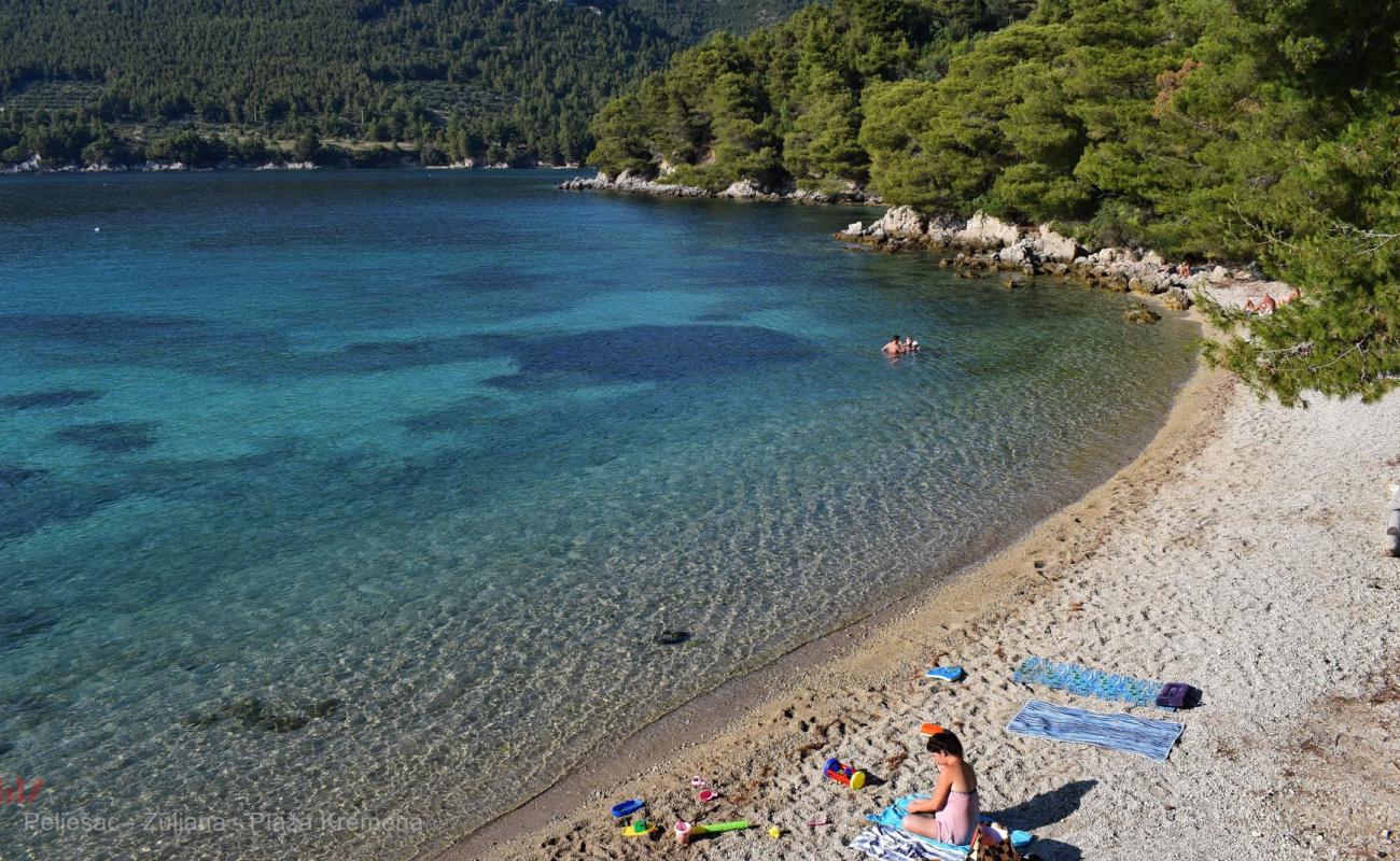 Photo of Kremena beach with light fine pebble surface