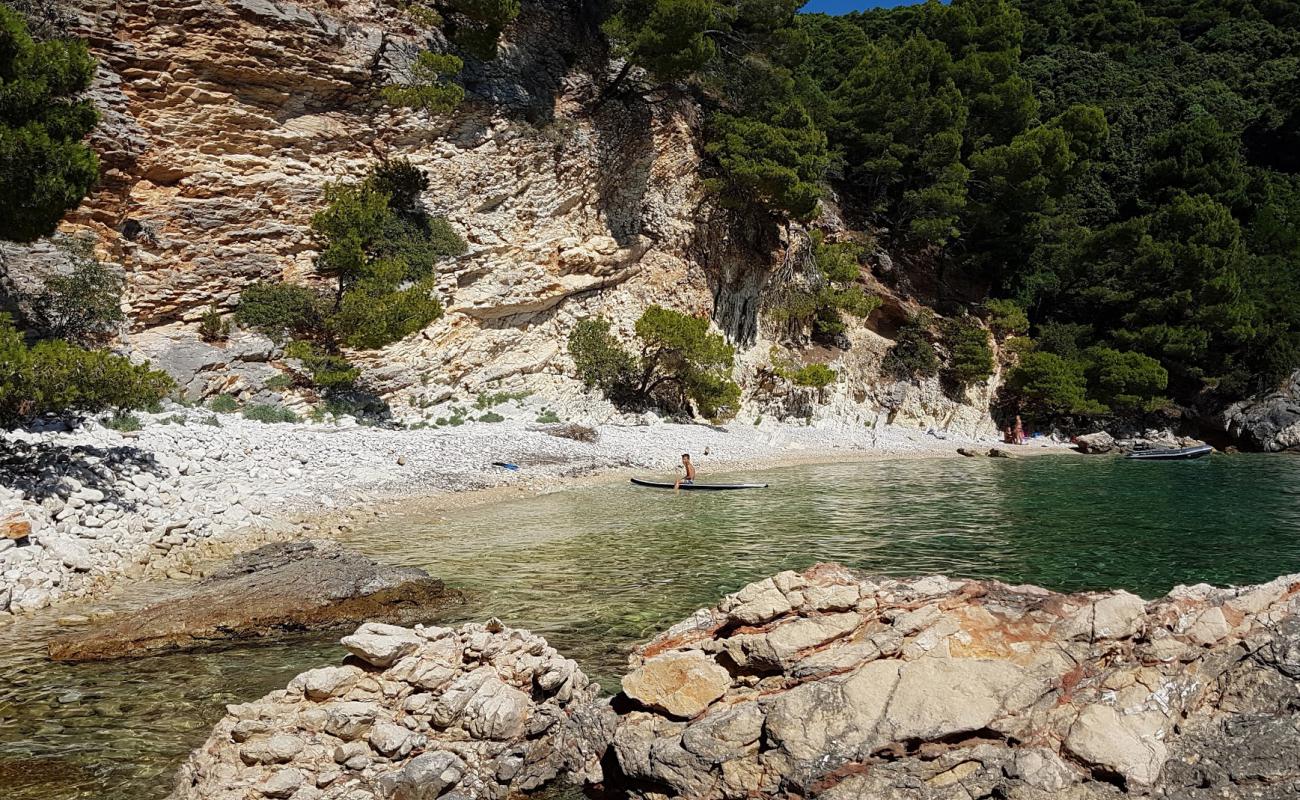 Photo of Lirica beach with light pebble surface