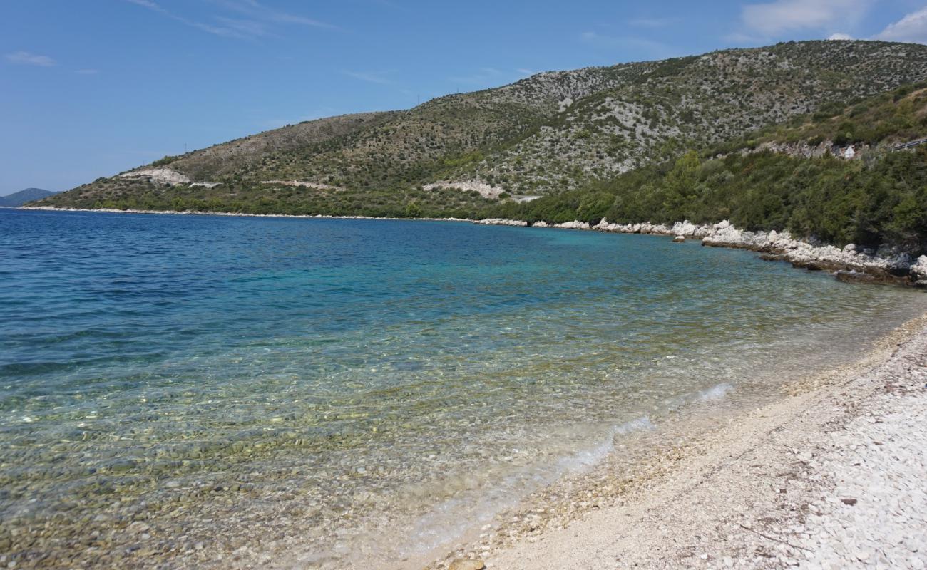 Photo of Budima beach with light pebble surface