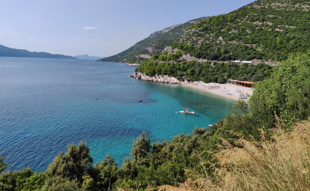 Photo of Veliki zal beach with light pebble surface