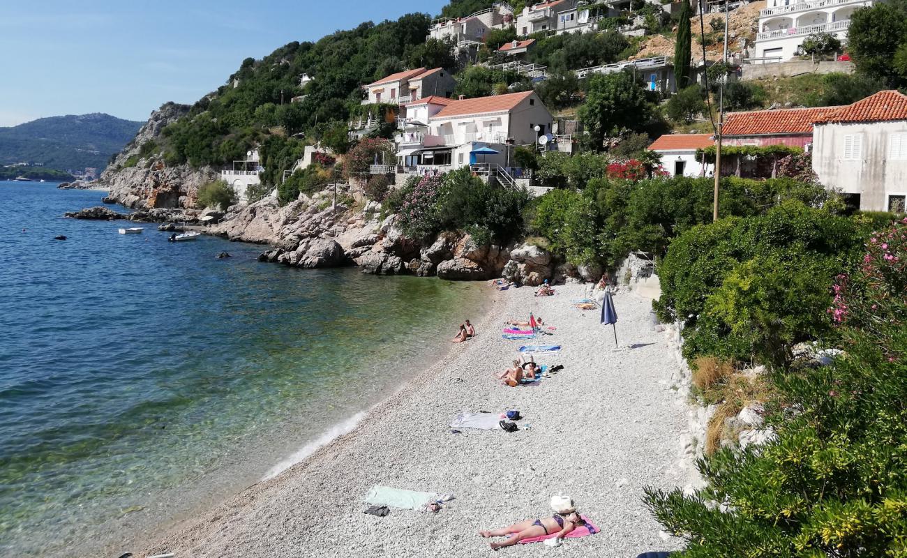 Photo of Vrbica beach with light pebble surface