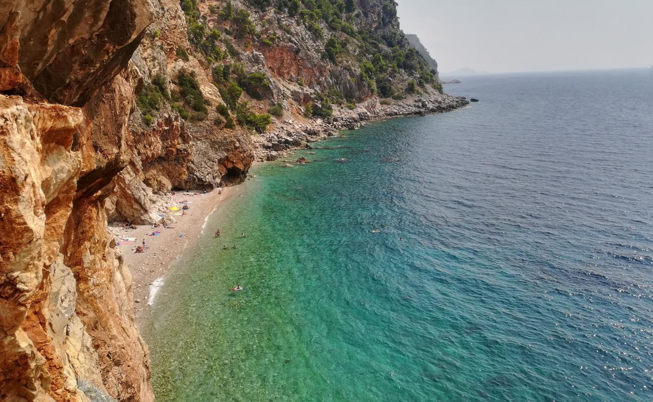 Photo of Pasjaca beach with light fine pebble surface