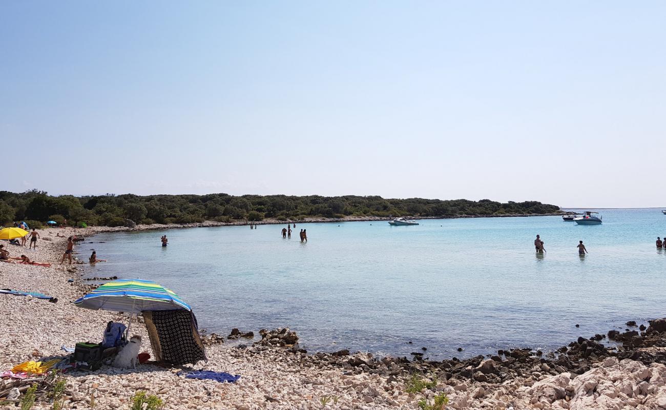 Photo of Meli beach with light pebble surface