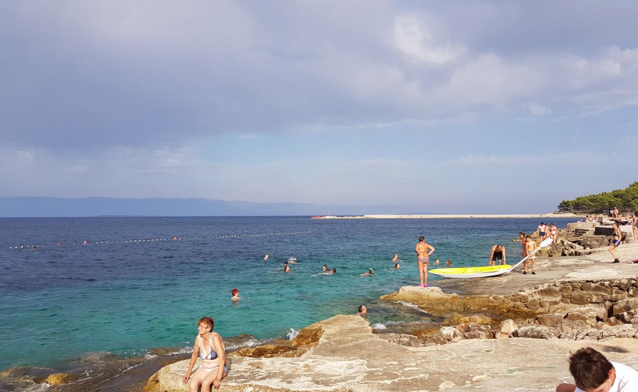 Photo of Rovanska beach with concrete cover surface