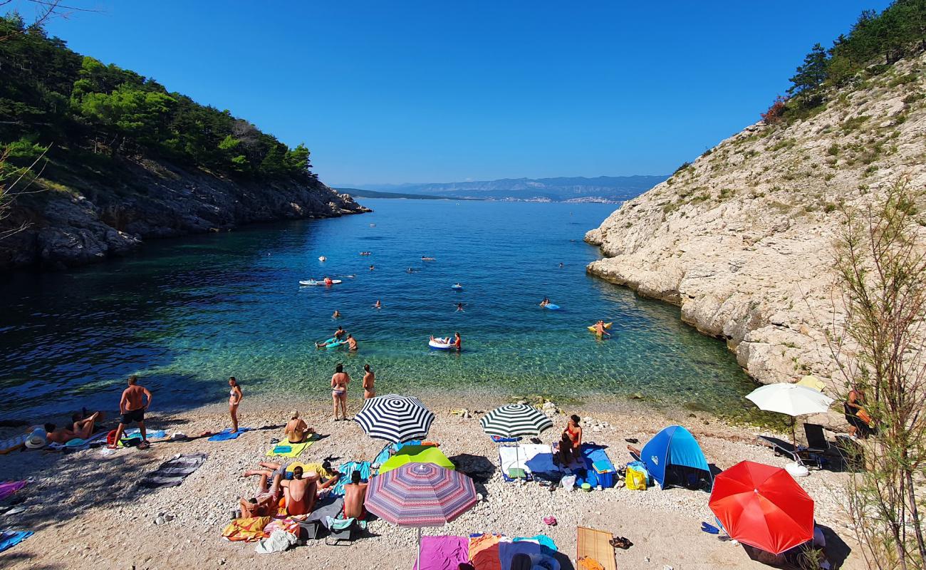 Photo of beach Kozica with light pebble surface