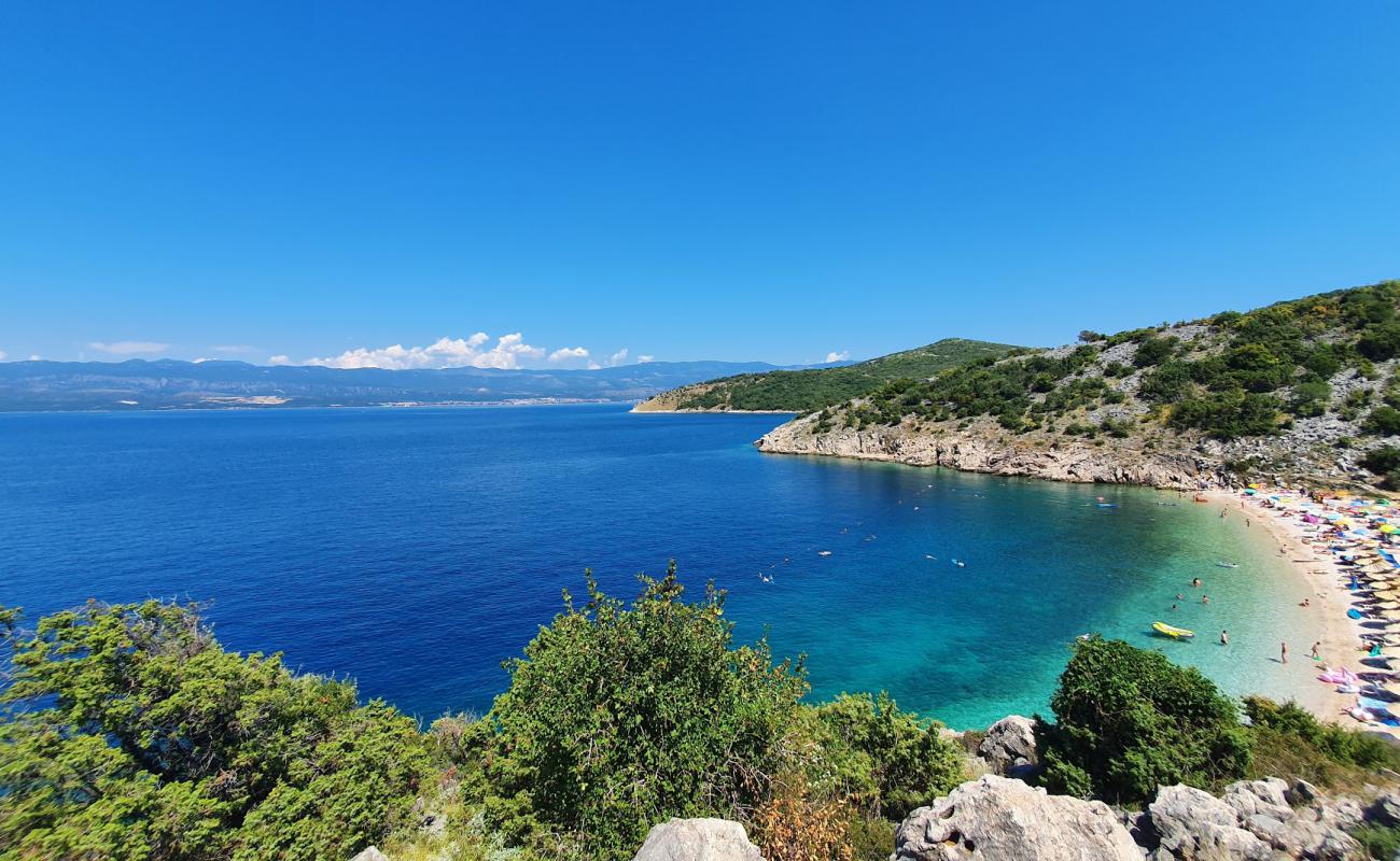 Photo of Potovosce beach with white pebble surface