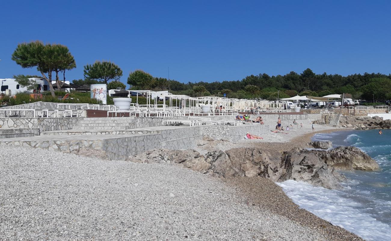 Photo of Politin beach with gray pebble surface