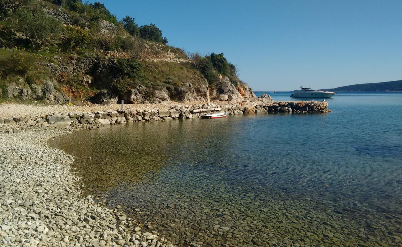 Photo of St. Juraj  beach with rocks cover surface