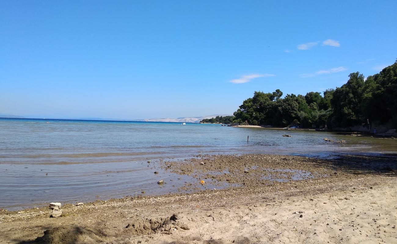 Photo of Crikvena II beach with bright sand & rocks surface