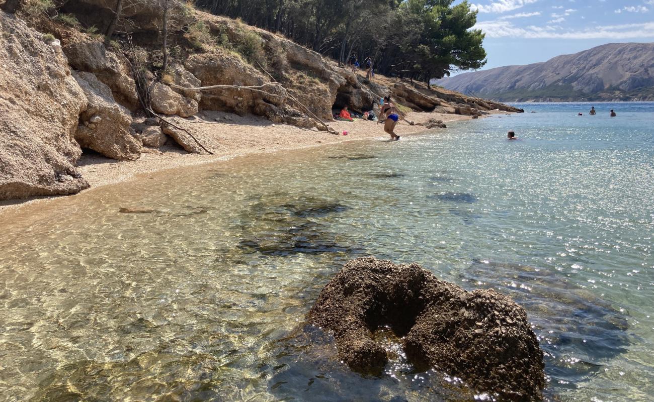 Photo of Suncana beach with light fine pebble surface