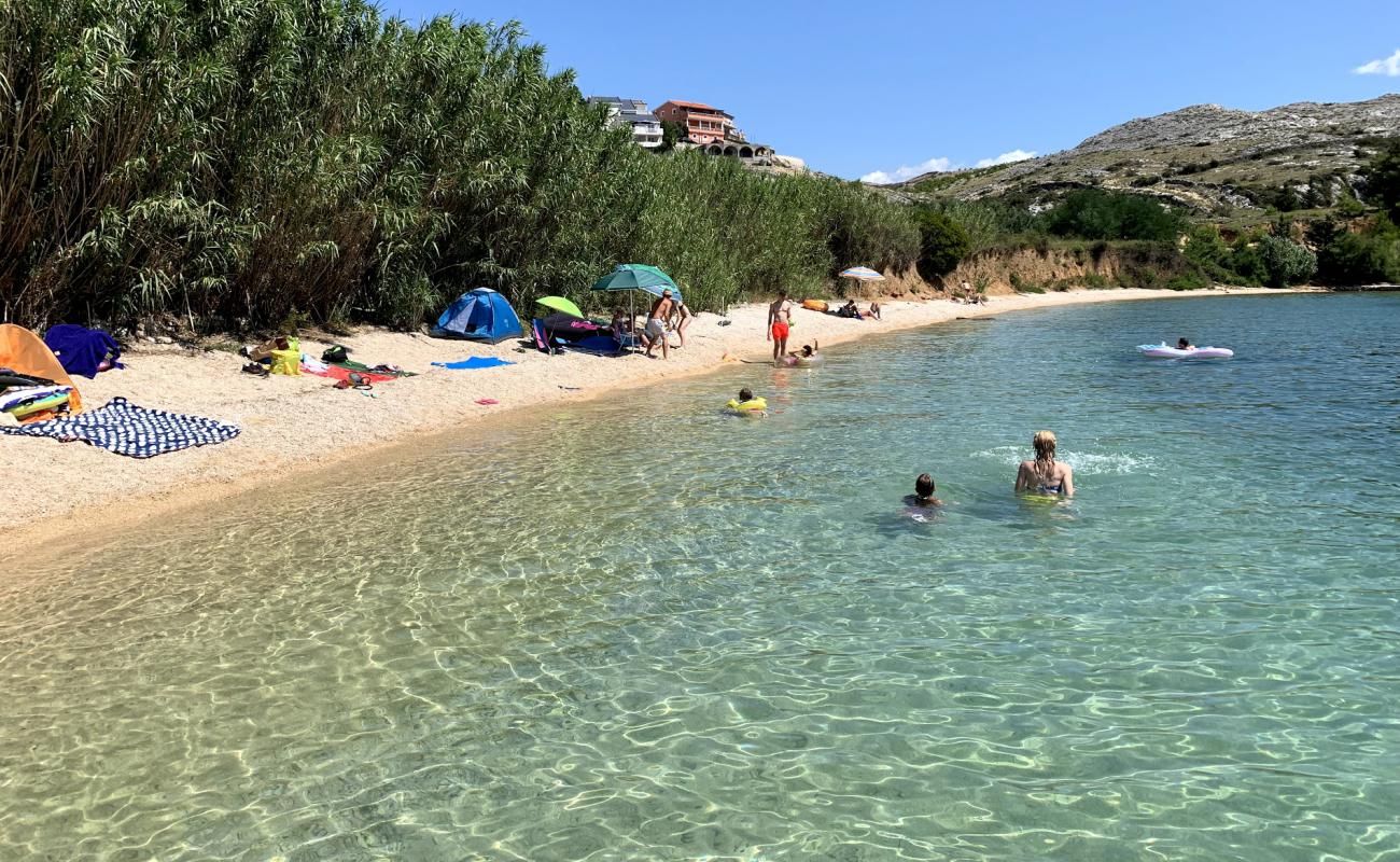 Photo of Smokvica beach with light fine pebble surface