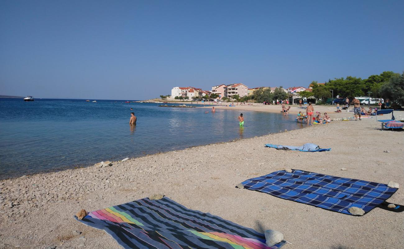 Photo of Dubrovnik small beach with light pebble surface