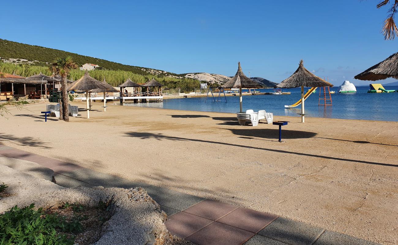 Photo of Planjka Trincel beach with light fine pebble surface