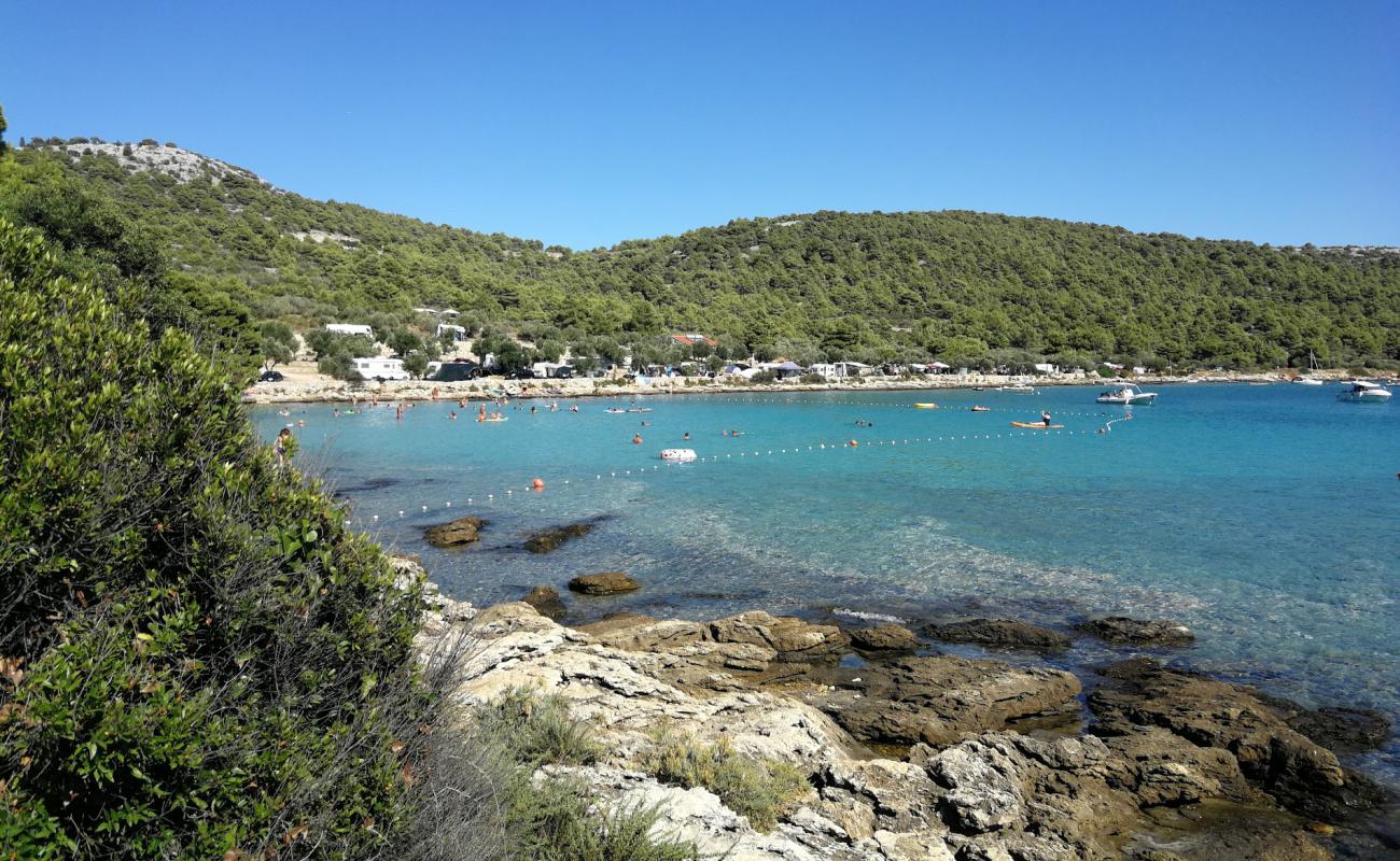 Photo of Kosirina beach with gray pebble surface