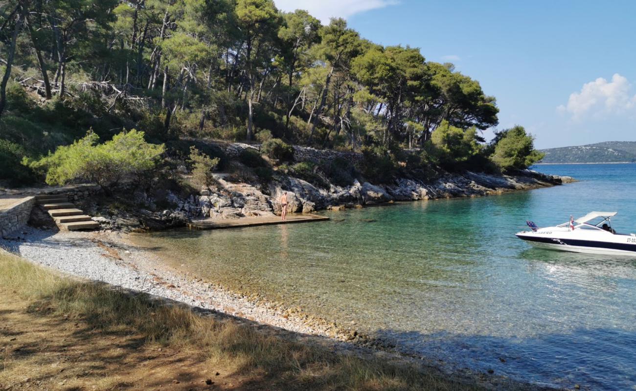 Photo of Bozava beach with light pebble surface