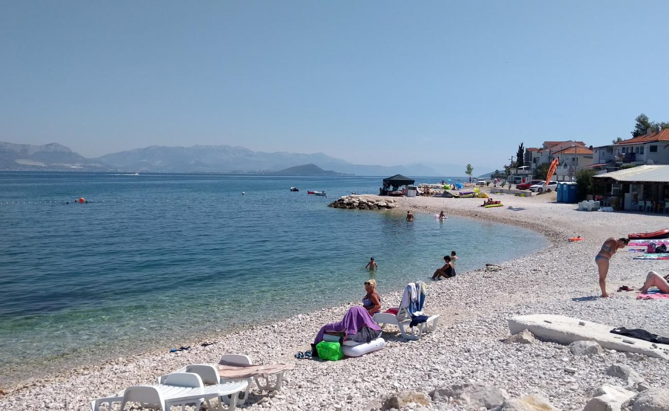 Photo of Krcica beach with light pebble surface