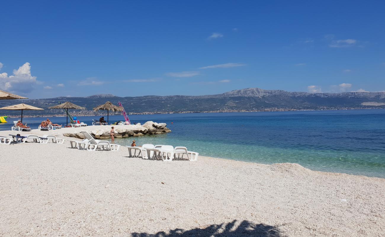 Photo of Osoje beach with white fine pebble surface