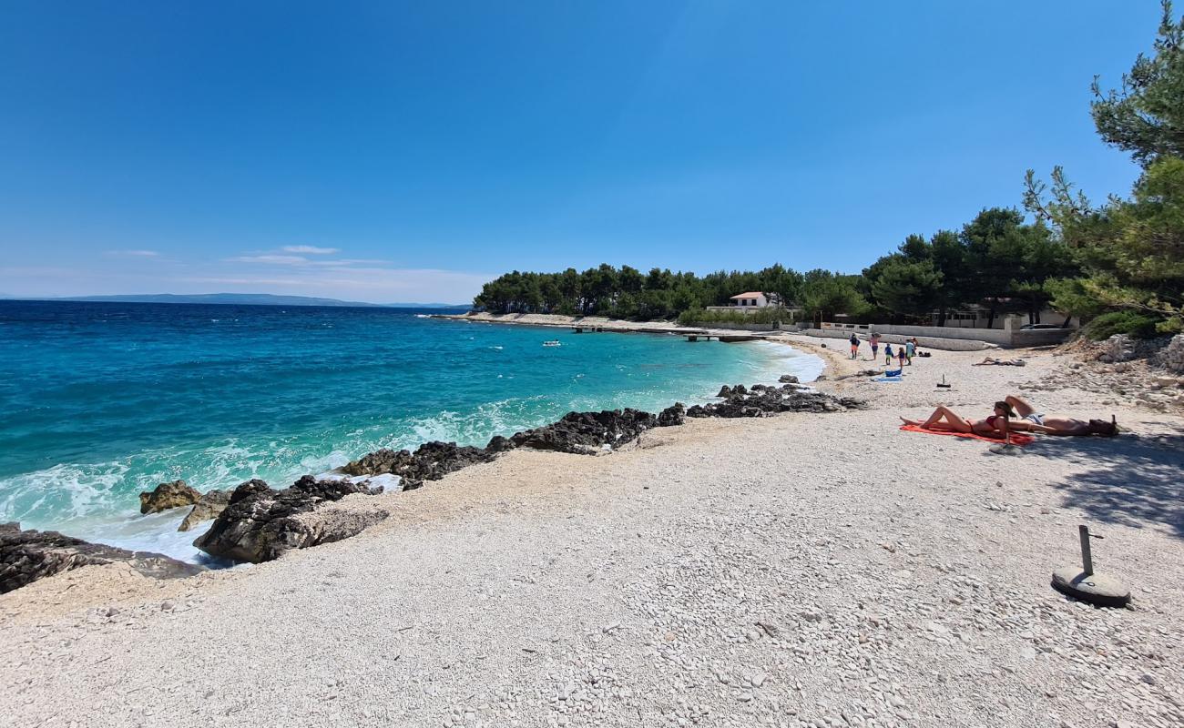 Photo of Labadusa beach with light fine pebble surface