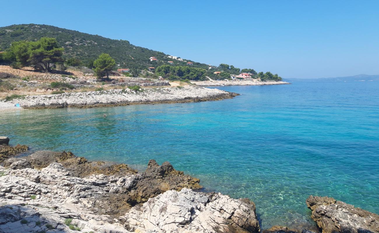 Photo of Krusica beach with light pebble surface