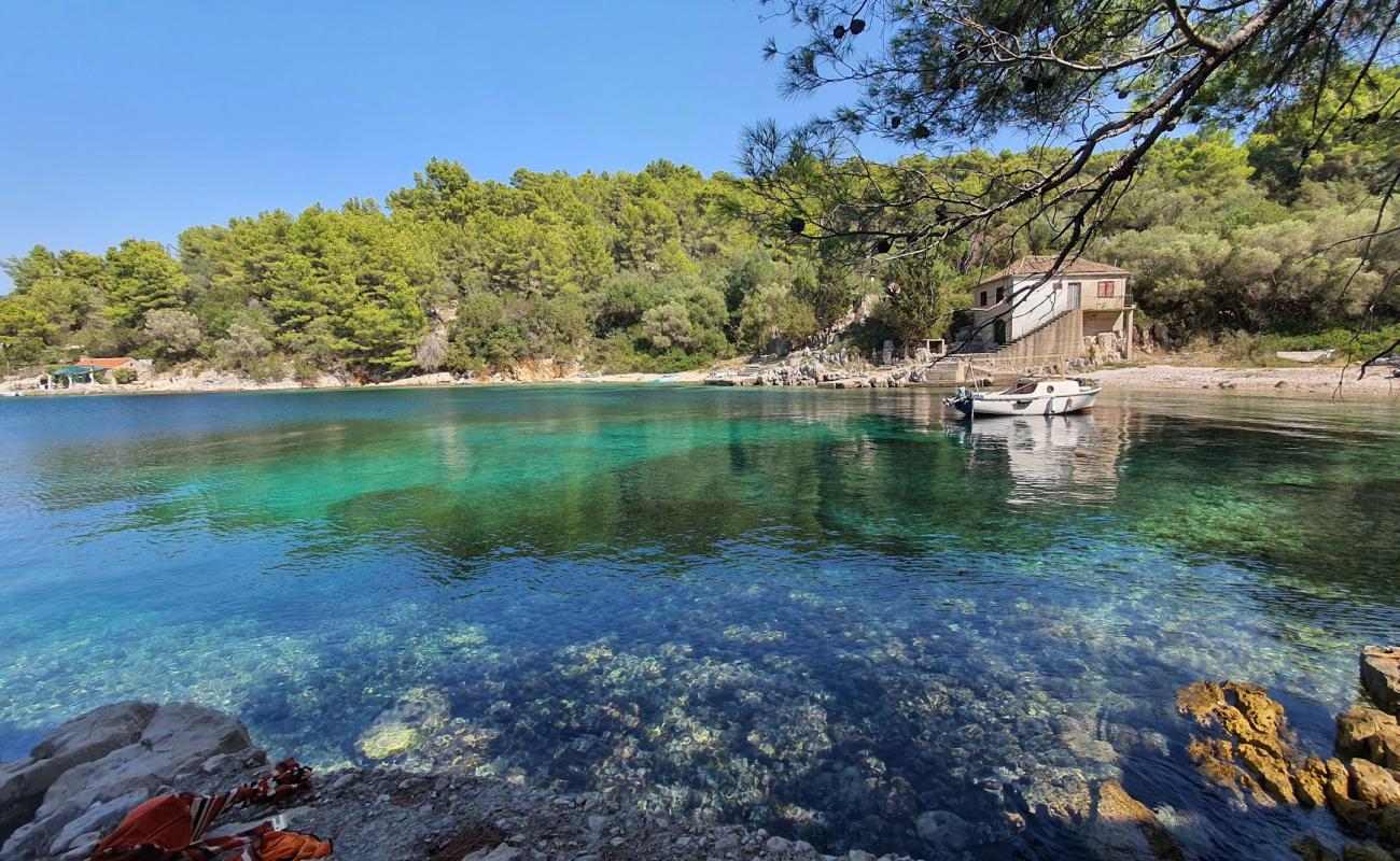 Photo of Krucica beach with light pebble surface