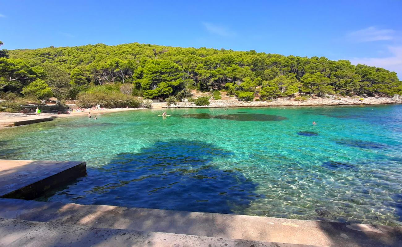 Photo of Prja beach with light fine pebble surface