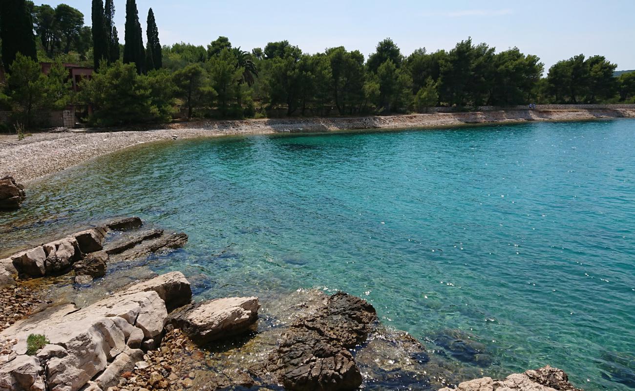 Photo of Pasika beach with light pebble surface