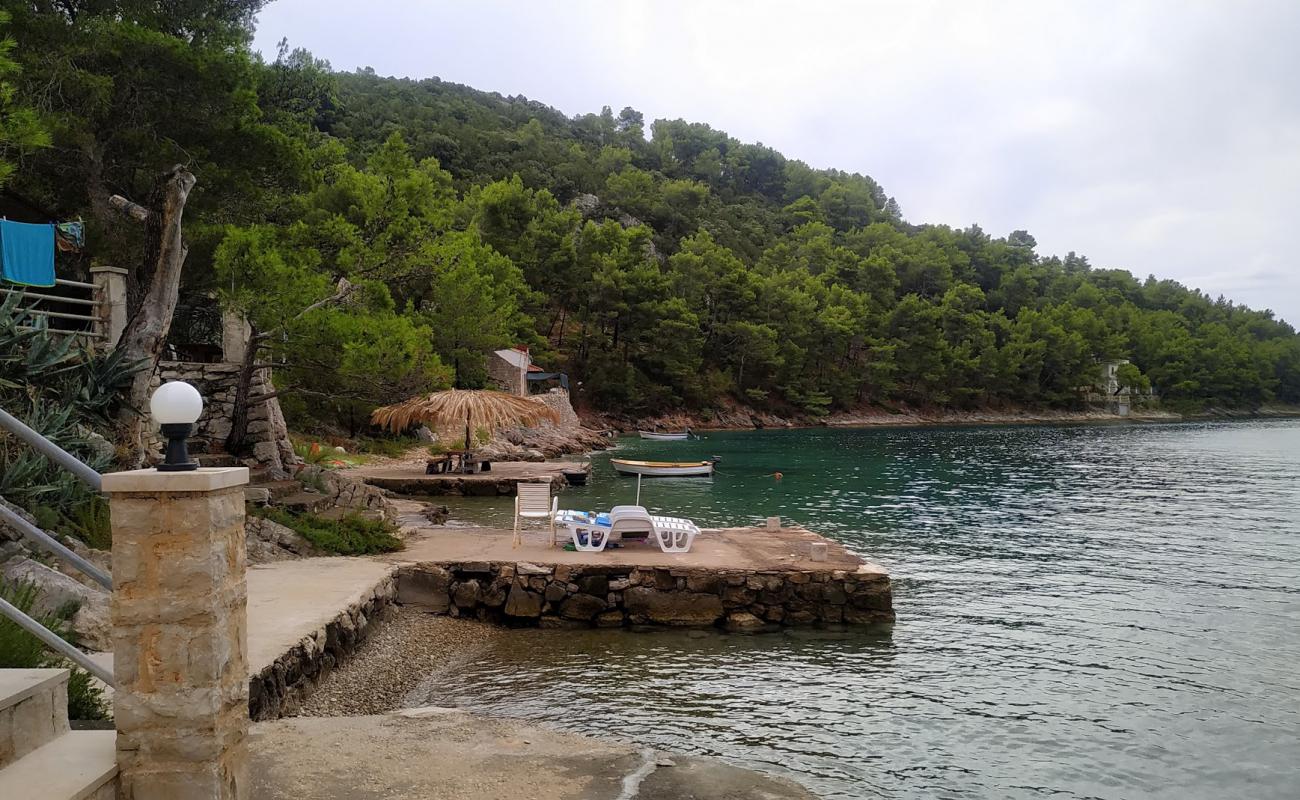 Photo of Selca beach with rocks cover surface