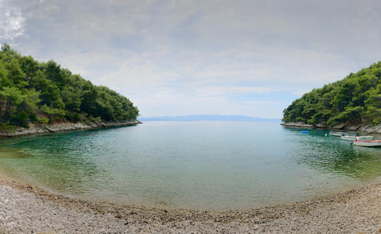 Photo of Velika Uvala beach with light pebble surface