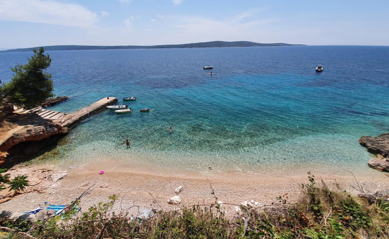 Photo of Skalinada beach with light fine pebble surface