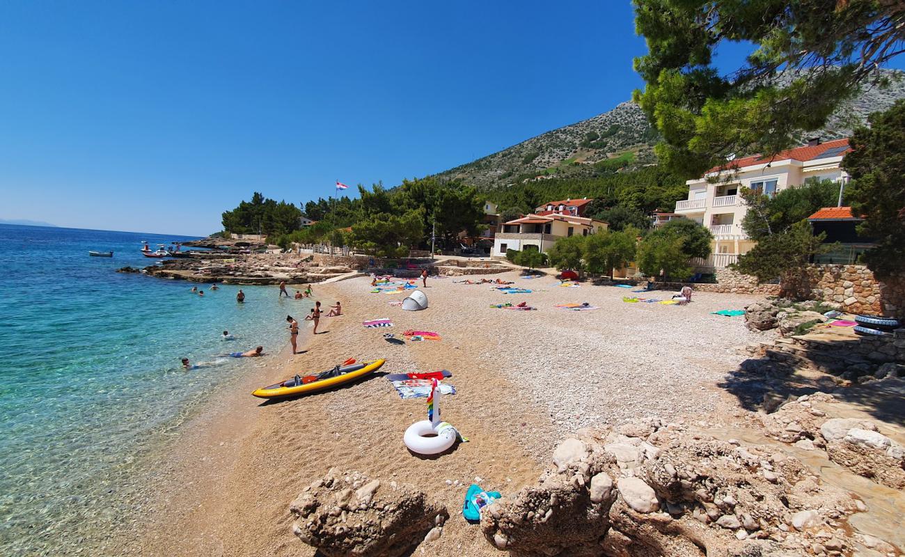 Photo of Ivan Dolac beach with light fine pebble surface