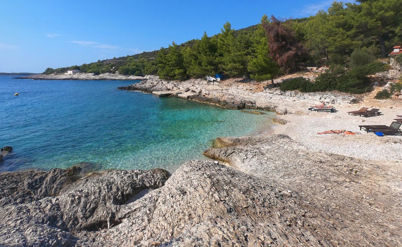 Photo of Robinson beach with white pebble surface