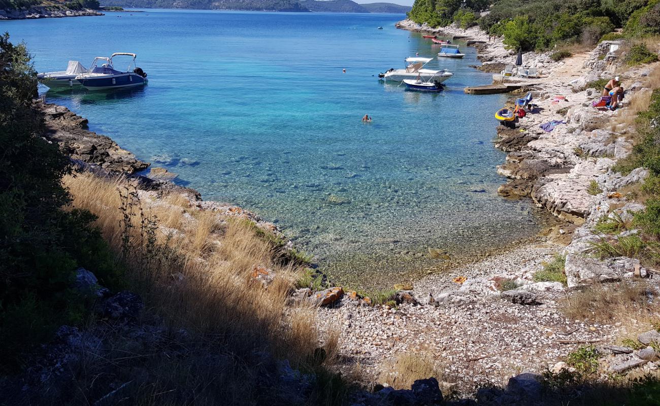 Photo of Strasincica beach with light pebble surface