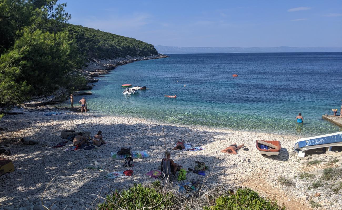 Photo of Meduza beach with white pebble surface