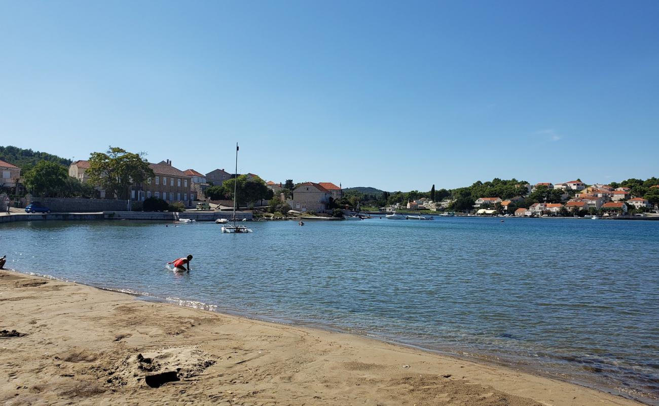 Photo of Tatinja beach with gray sand surface