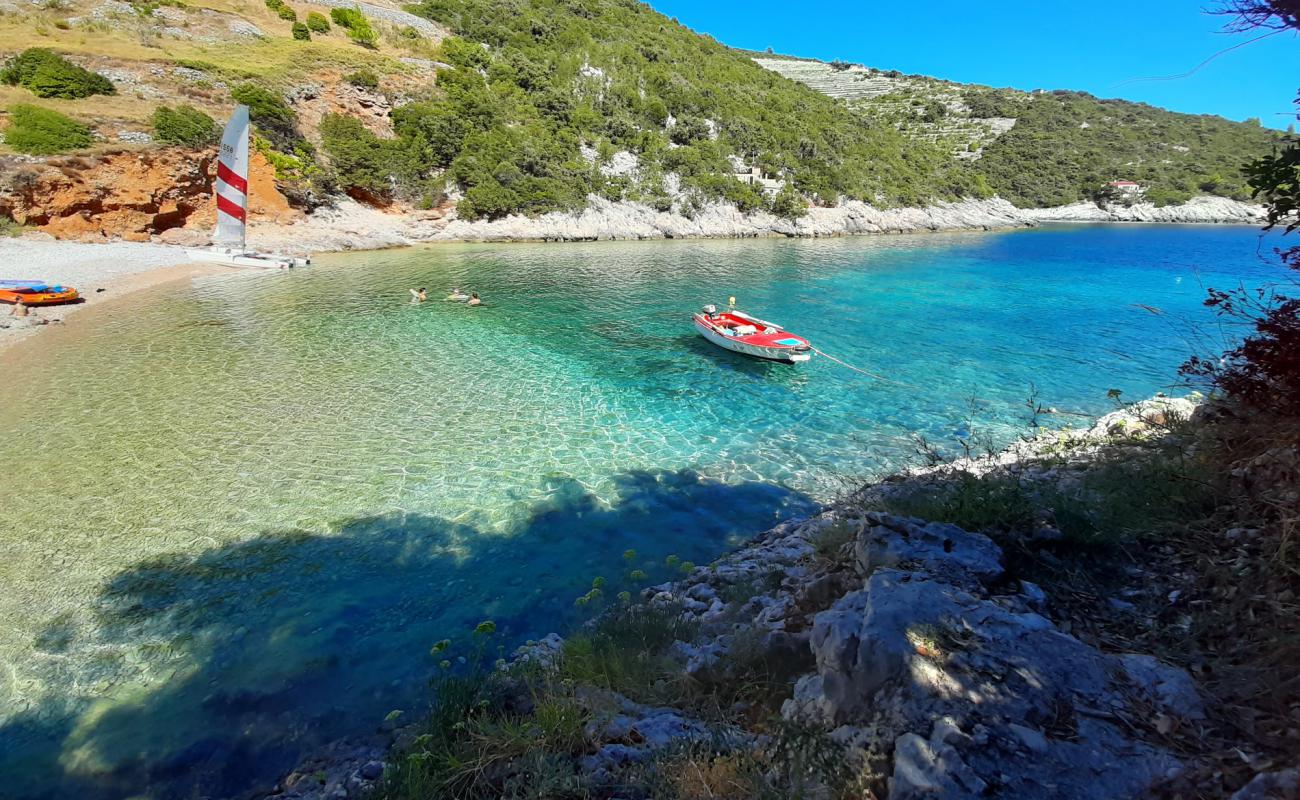 Photo of Pavja Luka with white pebble surface