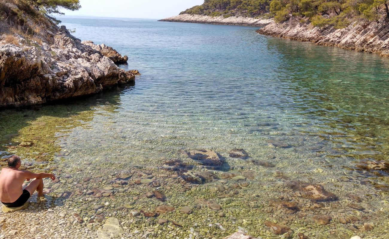 Photo of Paradiso beach with light pebble surface