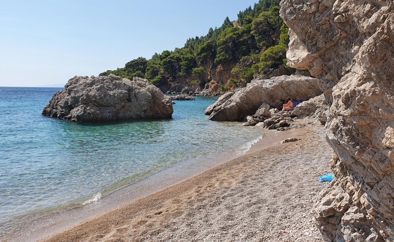 Photo of Zuljana II beach with light fine pebble surface