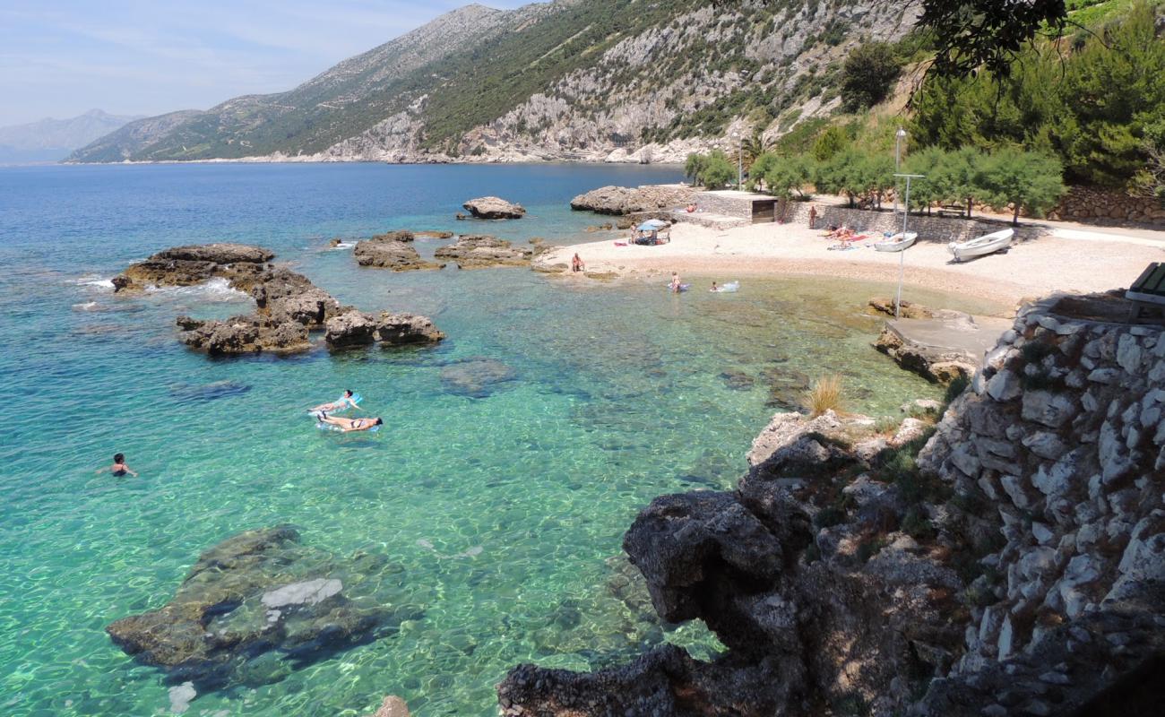 Photo of Borak II beach with light fine pebble surface