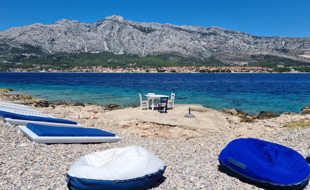 Photo of Moro beach with light pebble surface