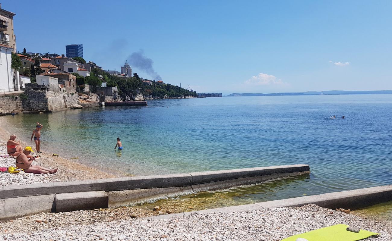 Photo of Brajdica Dog Beach with gray pebble surface