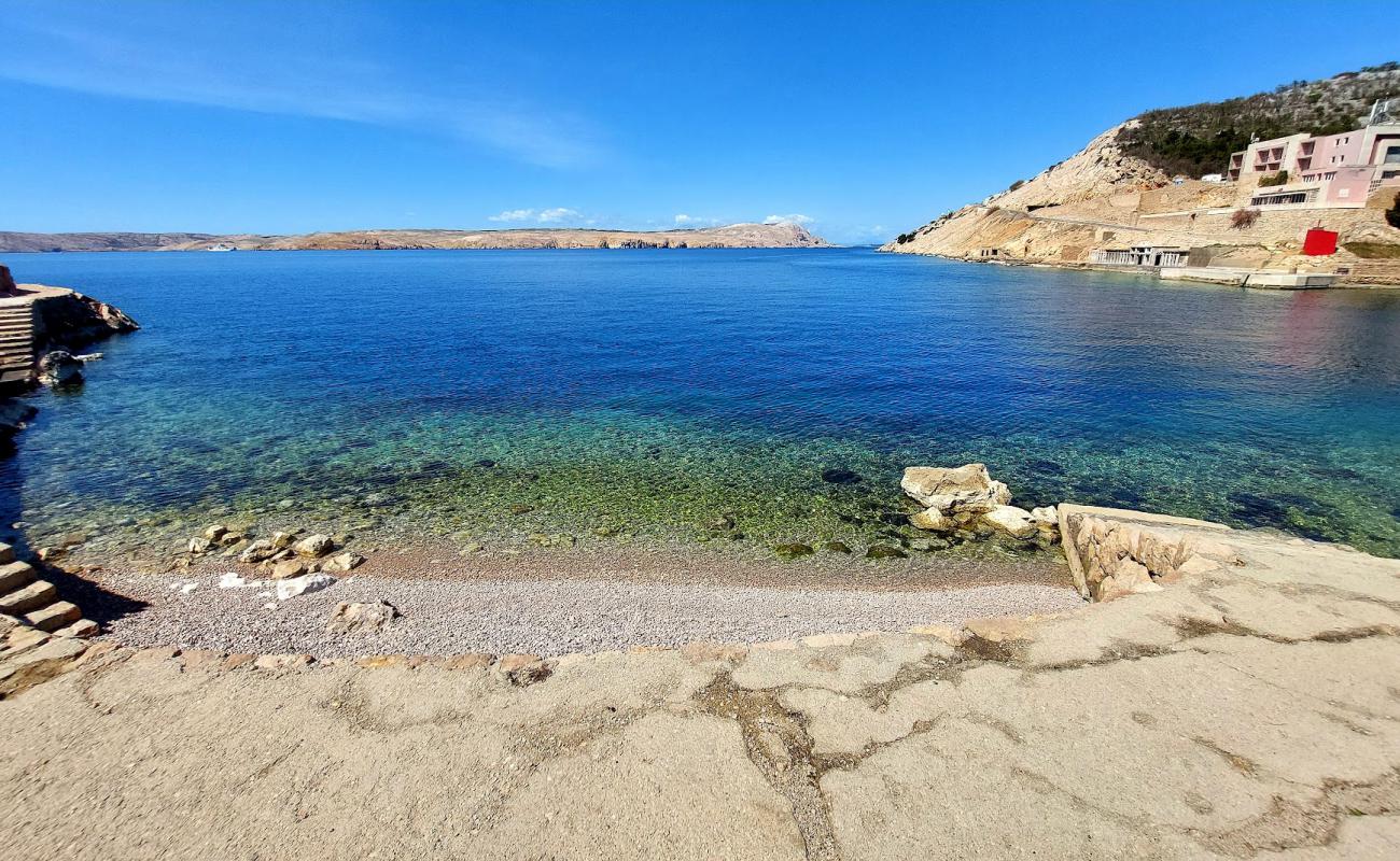 Photo of Jablanac Beach with gray fine pebble surface