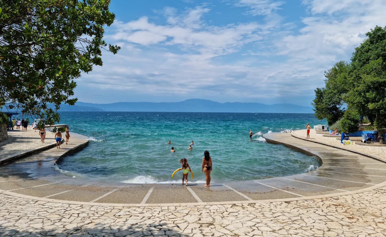 Photo of Haludovo Beach with concrete cover surface