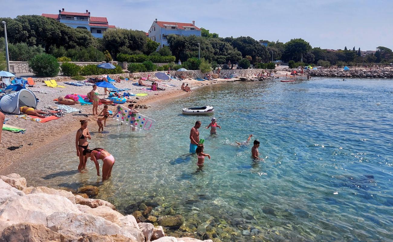 Photo of Luka Mandre Beach with light fine pebble surface